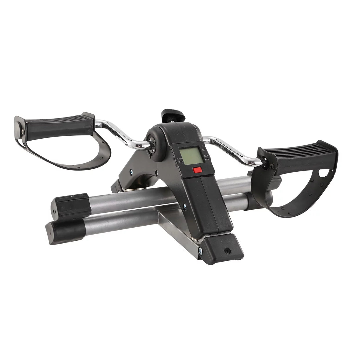 Folding Stationary Exercise Bike LCD Display Black G705563