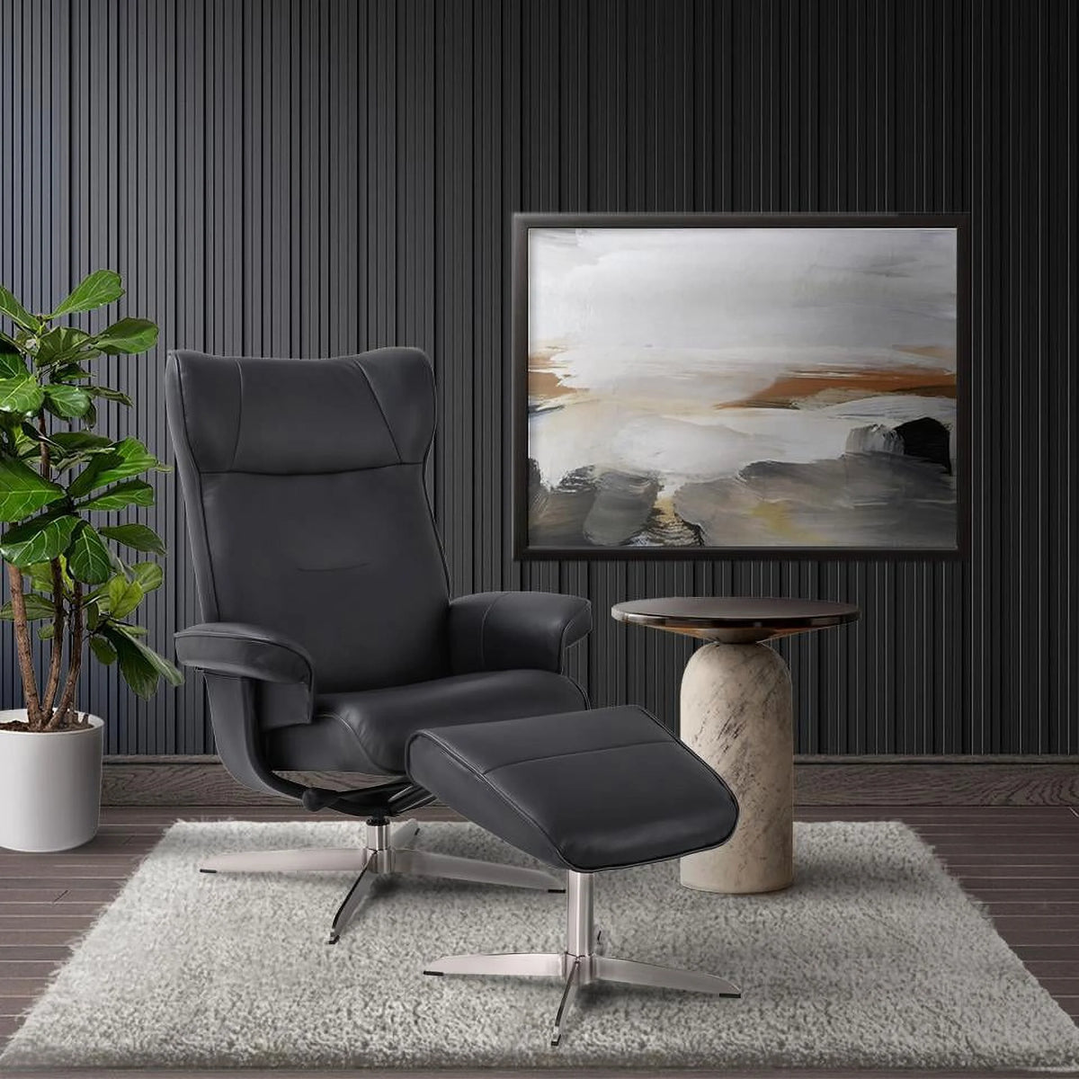 Recliner & Ottoman U991