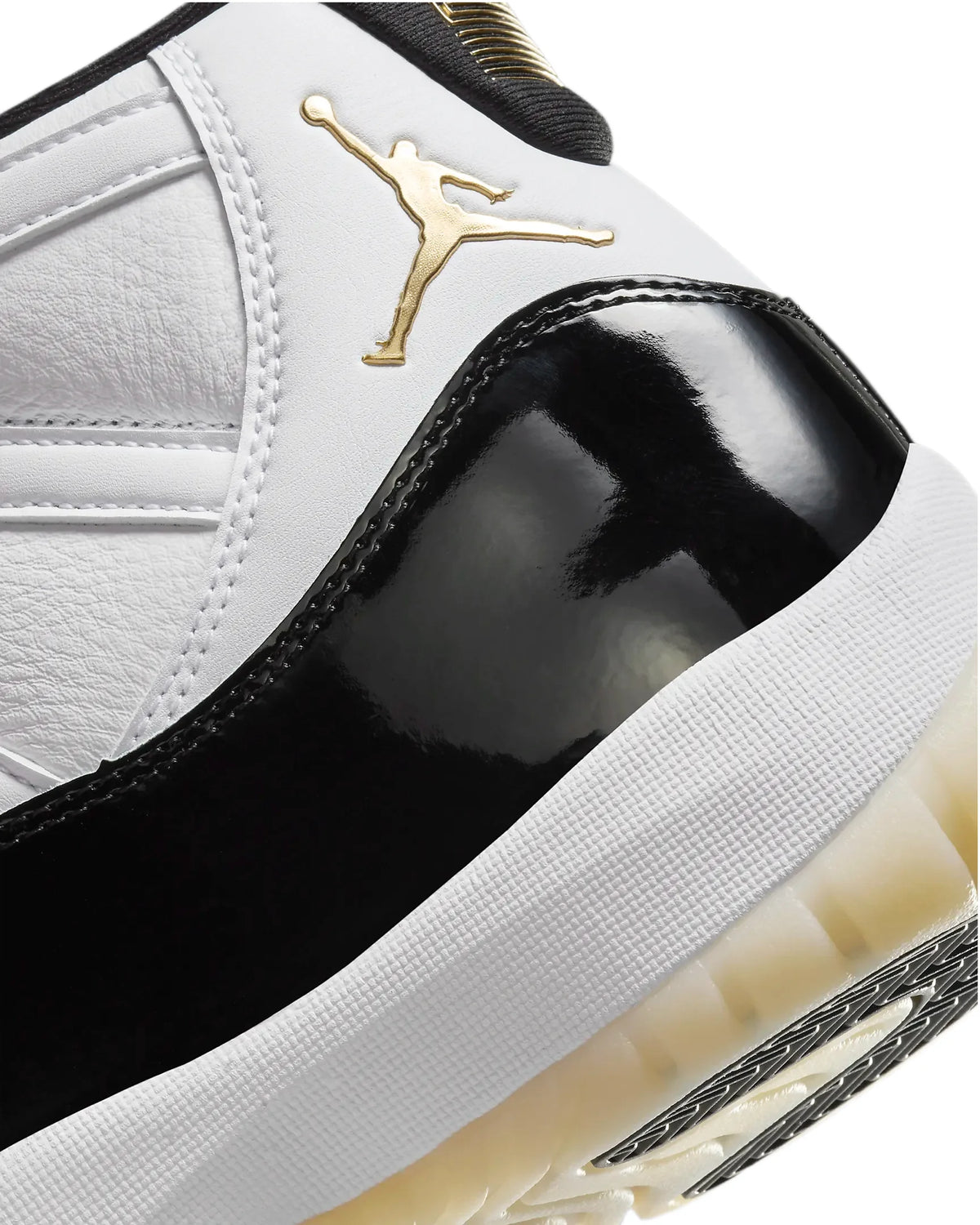 White Metallic Gold-Black Sneaker A67700