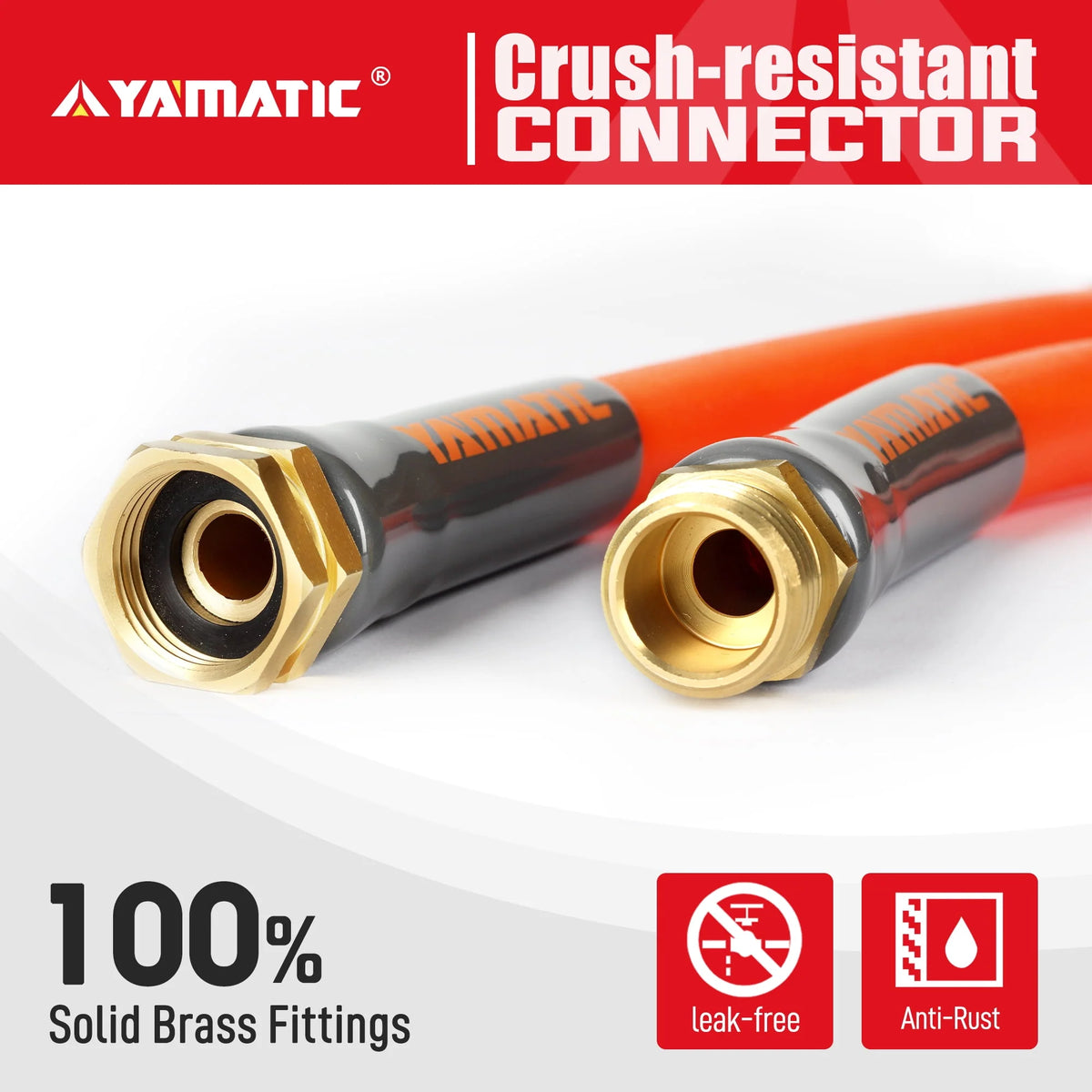 5/8 in x 100 ft Flexible Garden Hose V2489