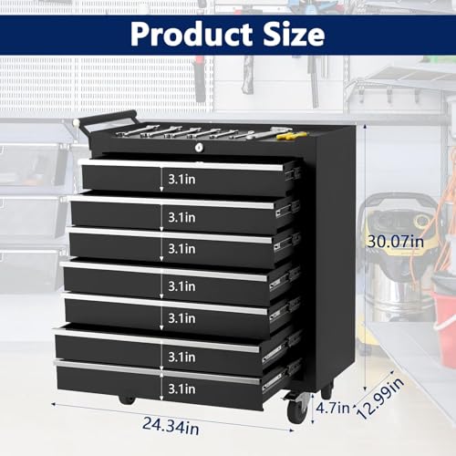 Rolling 4 Drawers Tool Chest with Locking System N205738