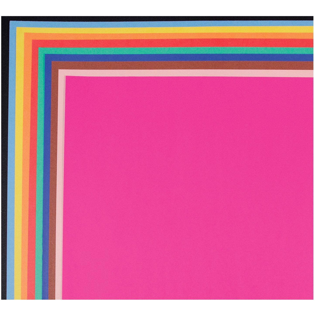 Railroad Board 22 x 28 Inches 6-Ply Assorted Colors Pack of 100 J3889