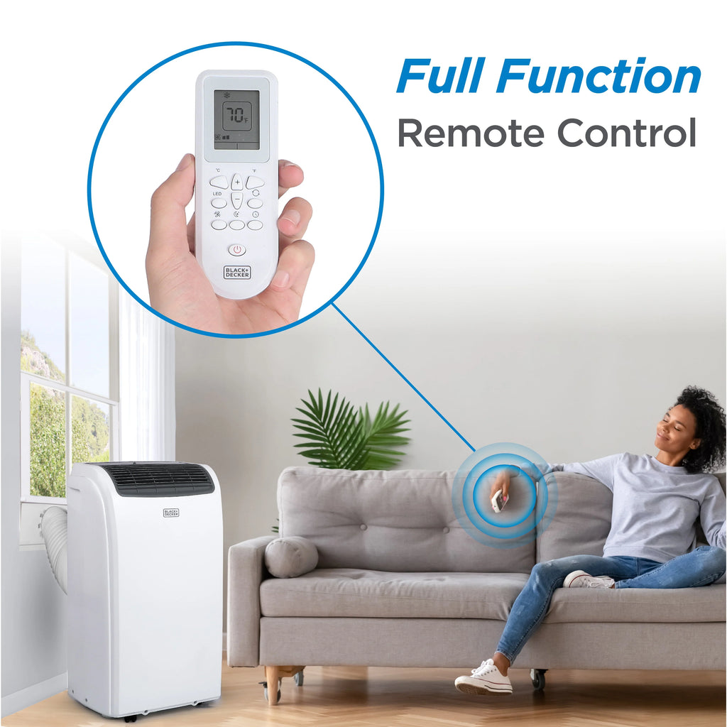 8,000 BTU Portable Air Conditioner with Remote Control, White G589