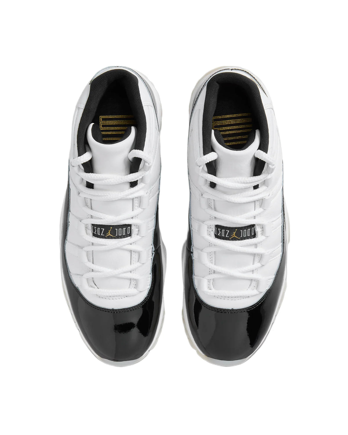 White Metallic Gold-Black Sneaker A67700