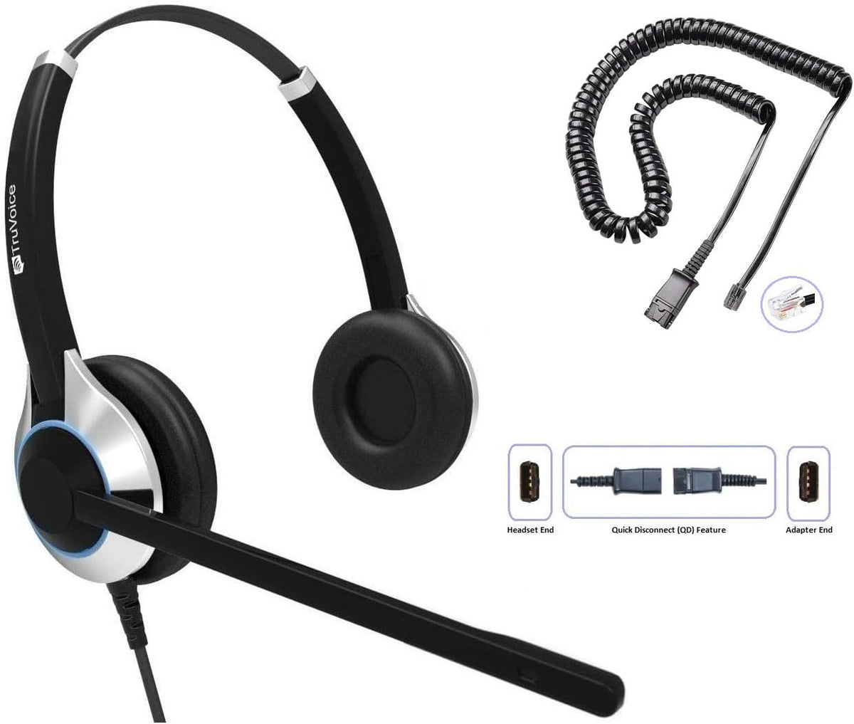 Headset with Noise Canceling Microphone & HD Speakers M742