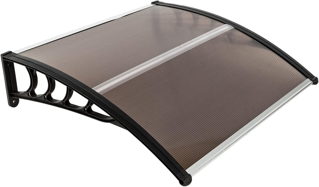 100 x 80 White and Black Awning Canopy Pack of 2 S182420