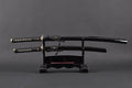 Handmade Japanese Samurai Katana & Wakizashi Swords J212133