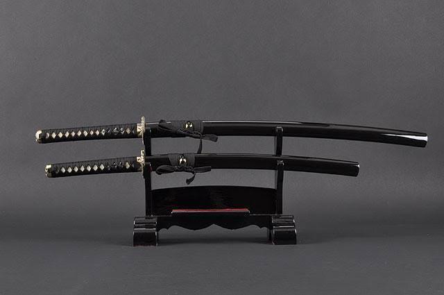 Handmade Japanese Samurai Katana & Wakizashi Swords J212133