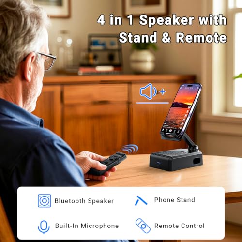 Bluetooth Speaker with Phone Stand M4008