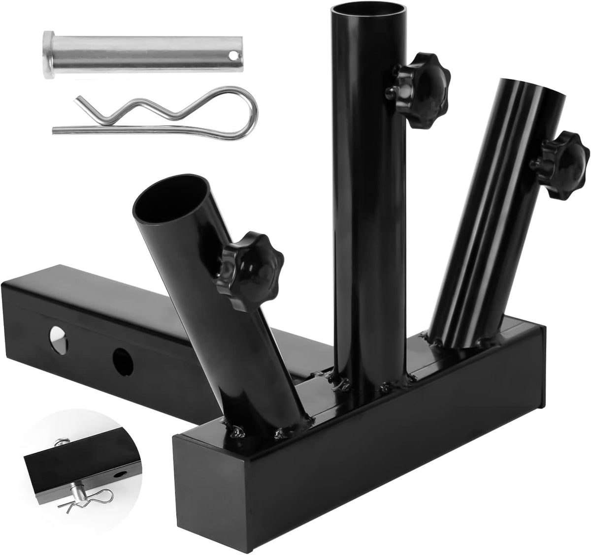 Hitch Mount Flagpole Holder for 2 inches Receiver X217