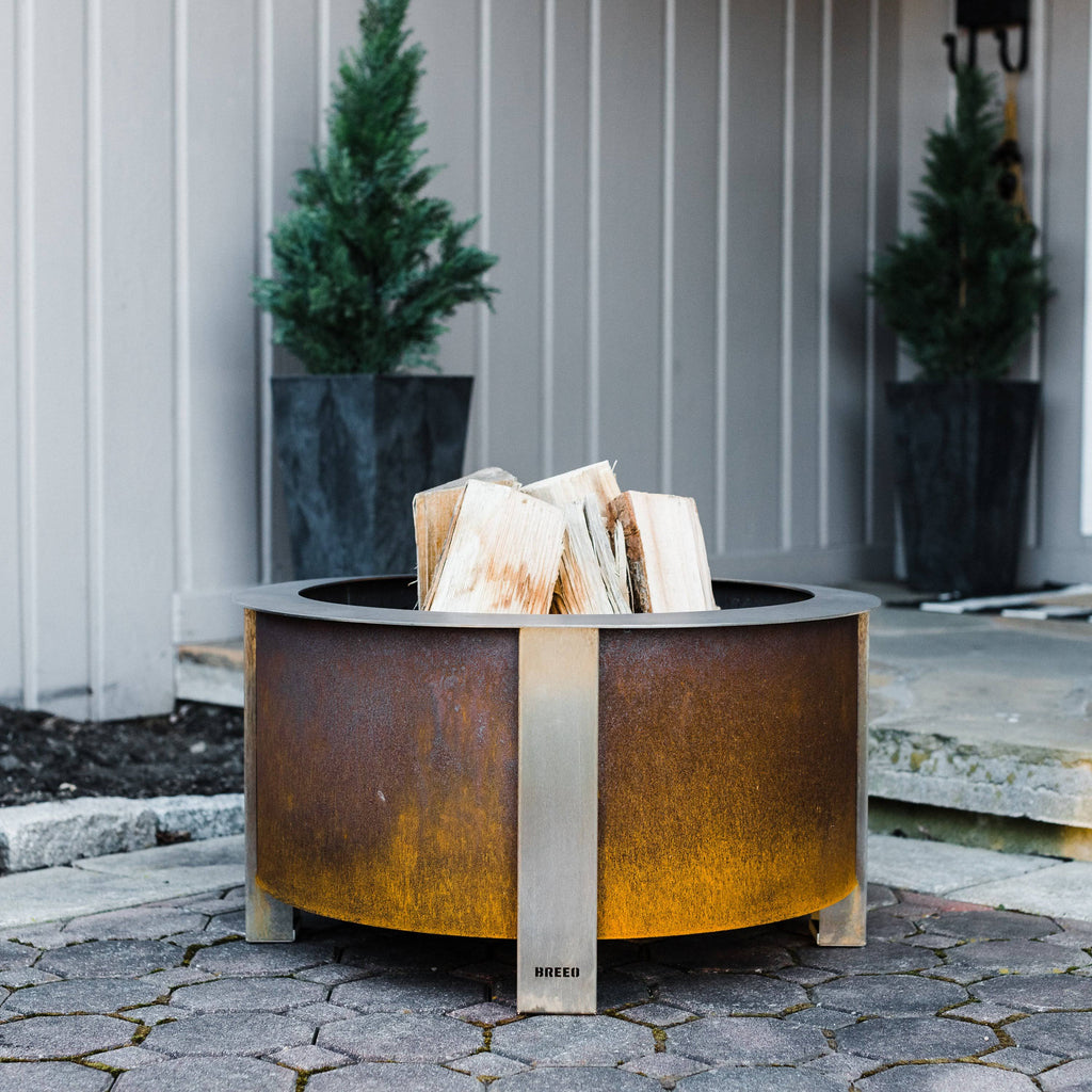 24 Smokeless Corten Steel Fire Pit X980