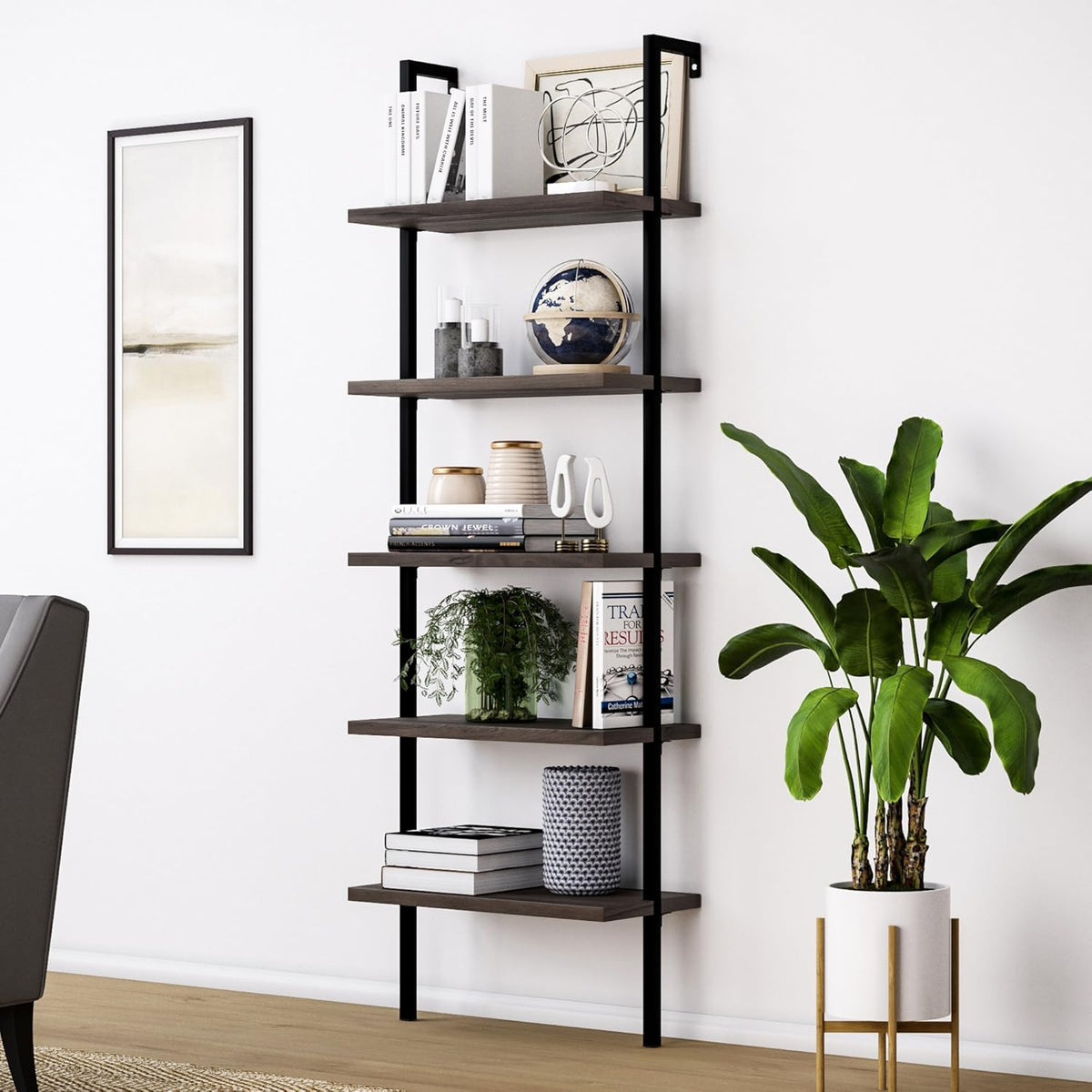 5-Shelf Modern Bookcase Y993