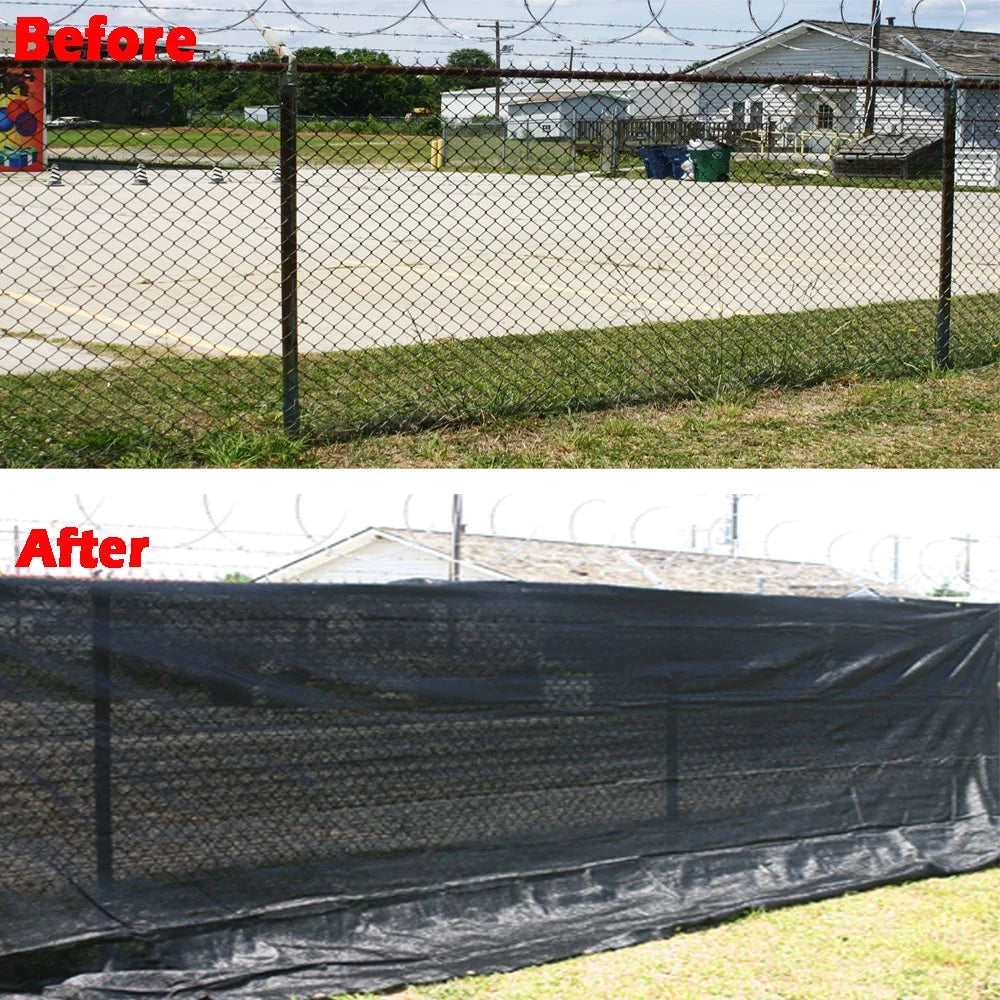 10 ft. x 14 ft. 7 oz Green Privacy Fence Screen H379