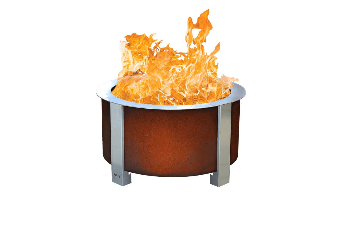 24 Smokeless Corten Steel Fire Pit X980