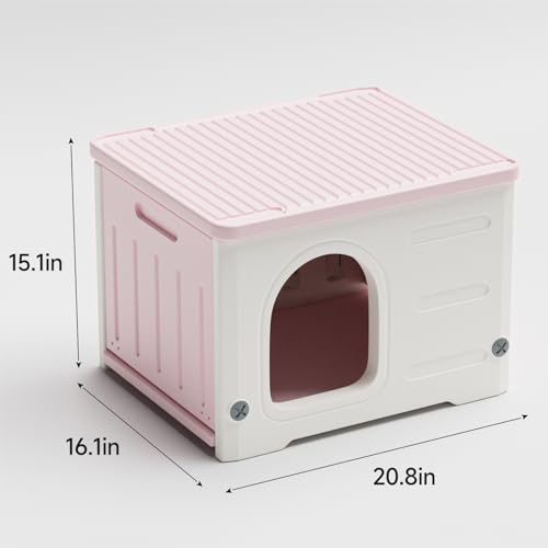 Plastic Cat House (Green) H576