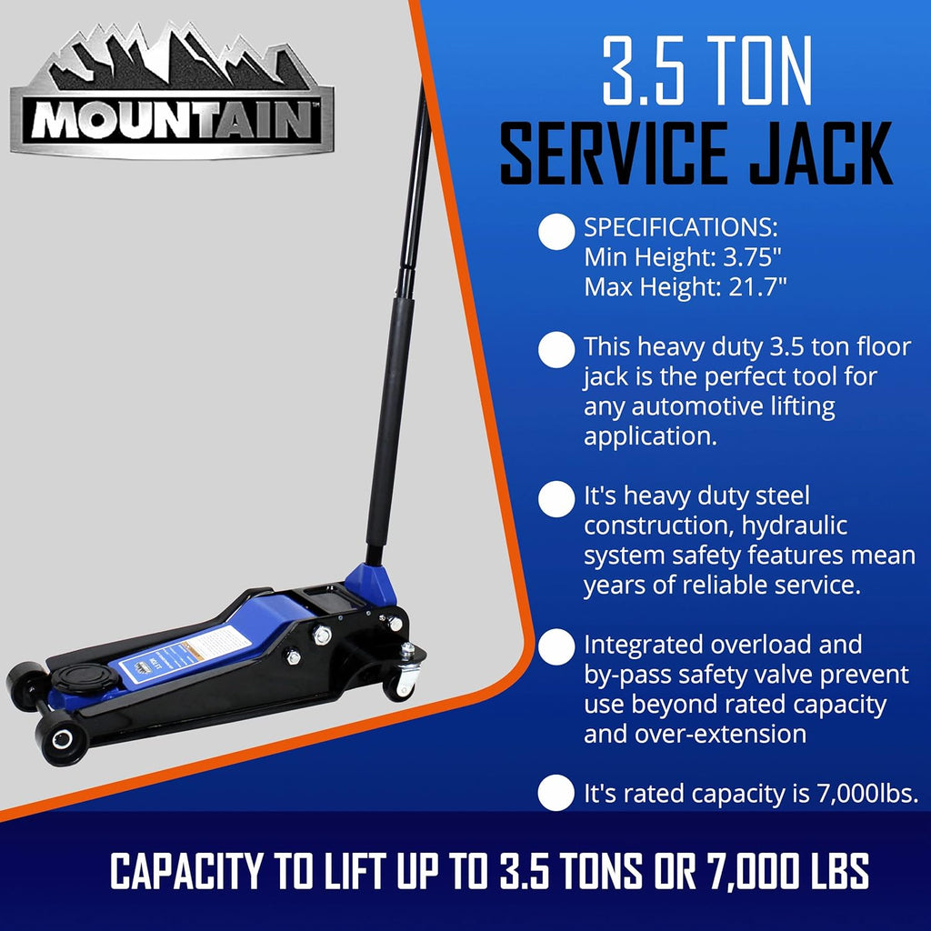 3.5 Ton Heavy Duty Steel Service Jack Q9423