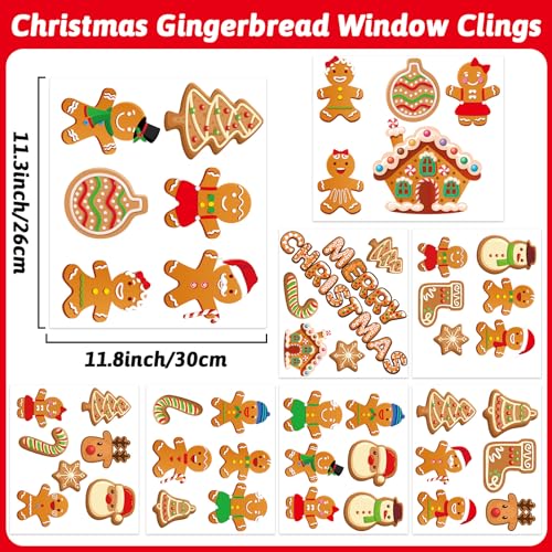 Winter Window Clings Decals Stickers E2461
