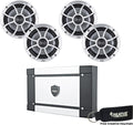 Marine Speaker Package with Amplifier and 6.5" Speakers H925