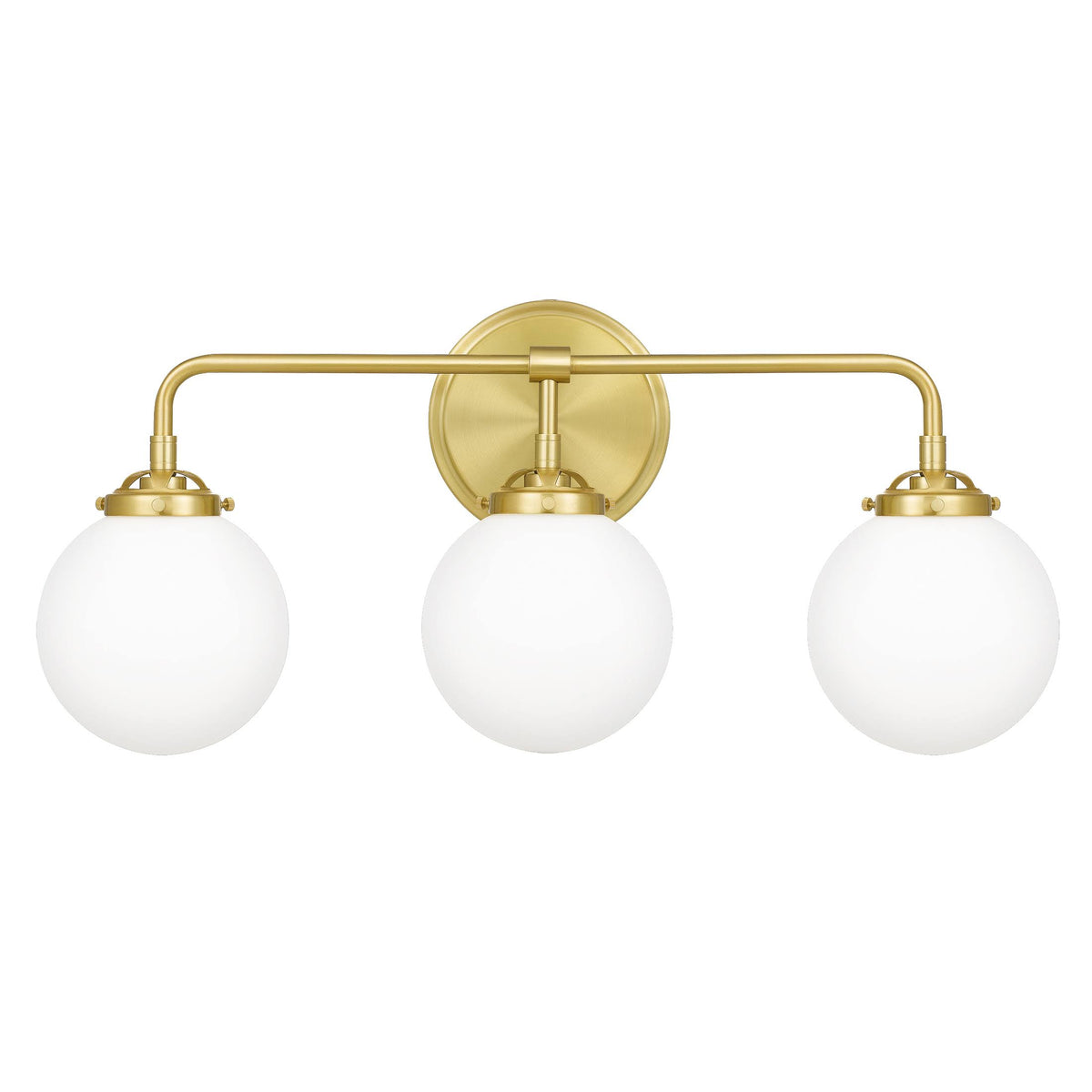 3 Light Satin Brass Bath Light Z806