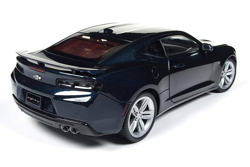2016 Chevrolet Camaro SS Blue Velvet Metallic 1/18 Diecast Model B74963