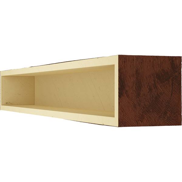 Natural Pecan Faux Wood Fireplace Mantel J868448