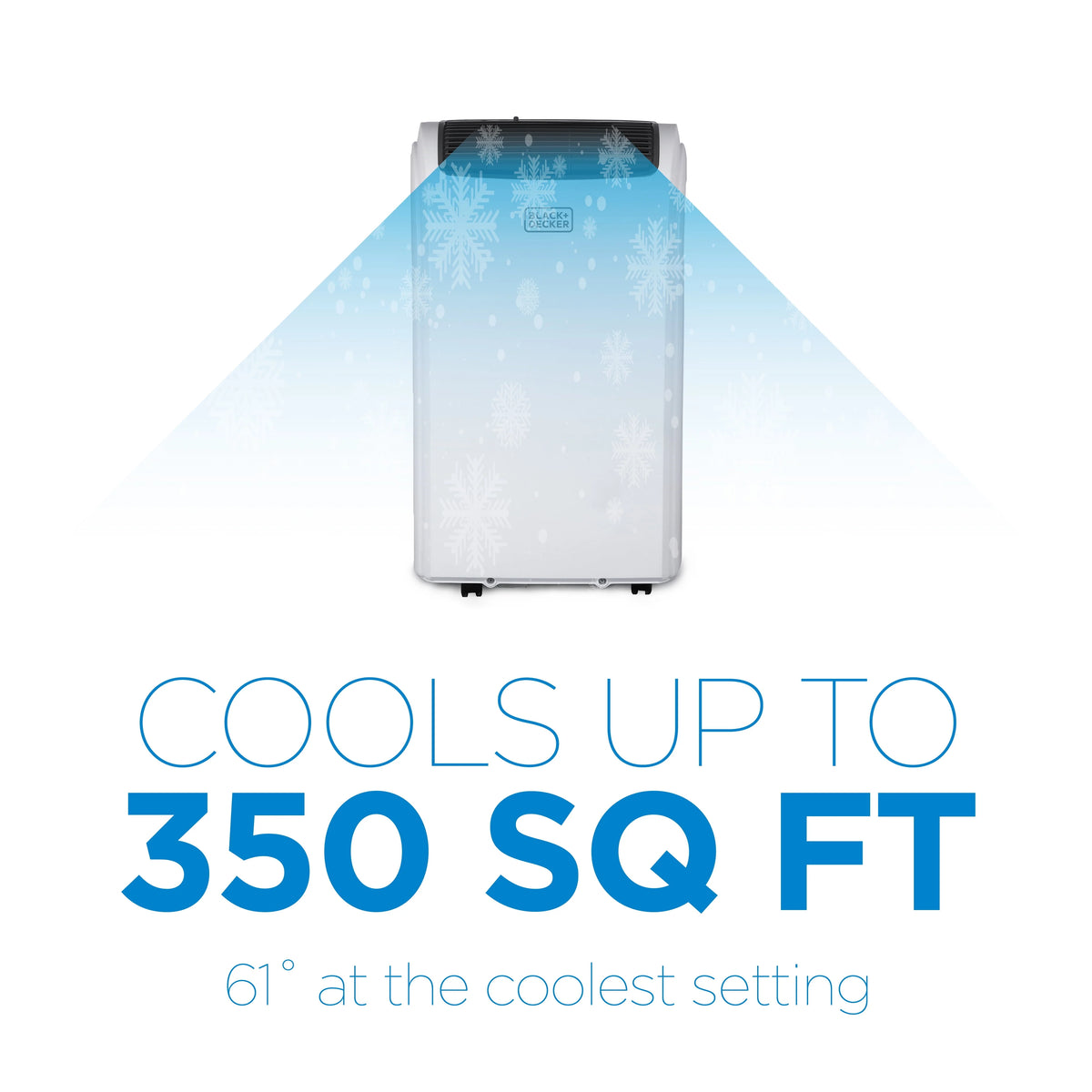 8,000 BTU Portable Air Conditioner with Remote Control, White G589
