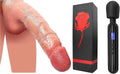 8.7 Inch Realistic Dildo Vibrator Wand Sex Toy Personal Massager Z562
