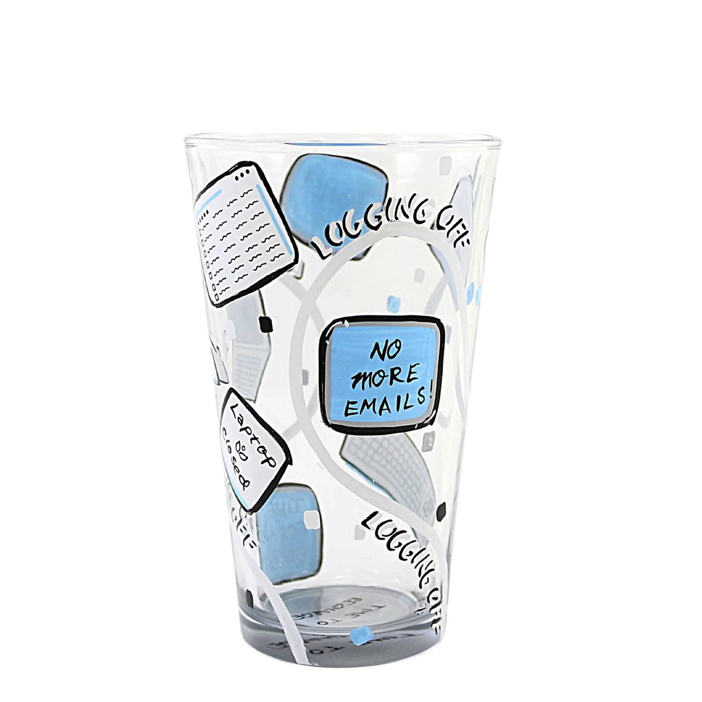 Hand Painted Pint Glass U84161