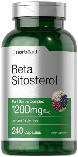 1200mg 240 Capsules Plant Sterols Complex Non-GMO Gluten Free Supplement O695