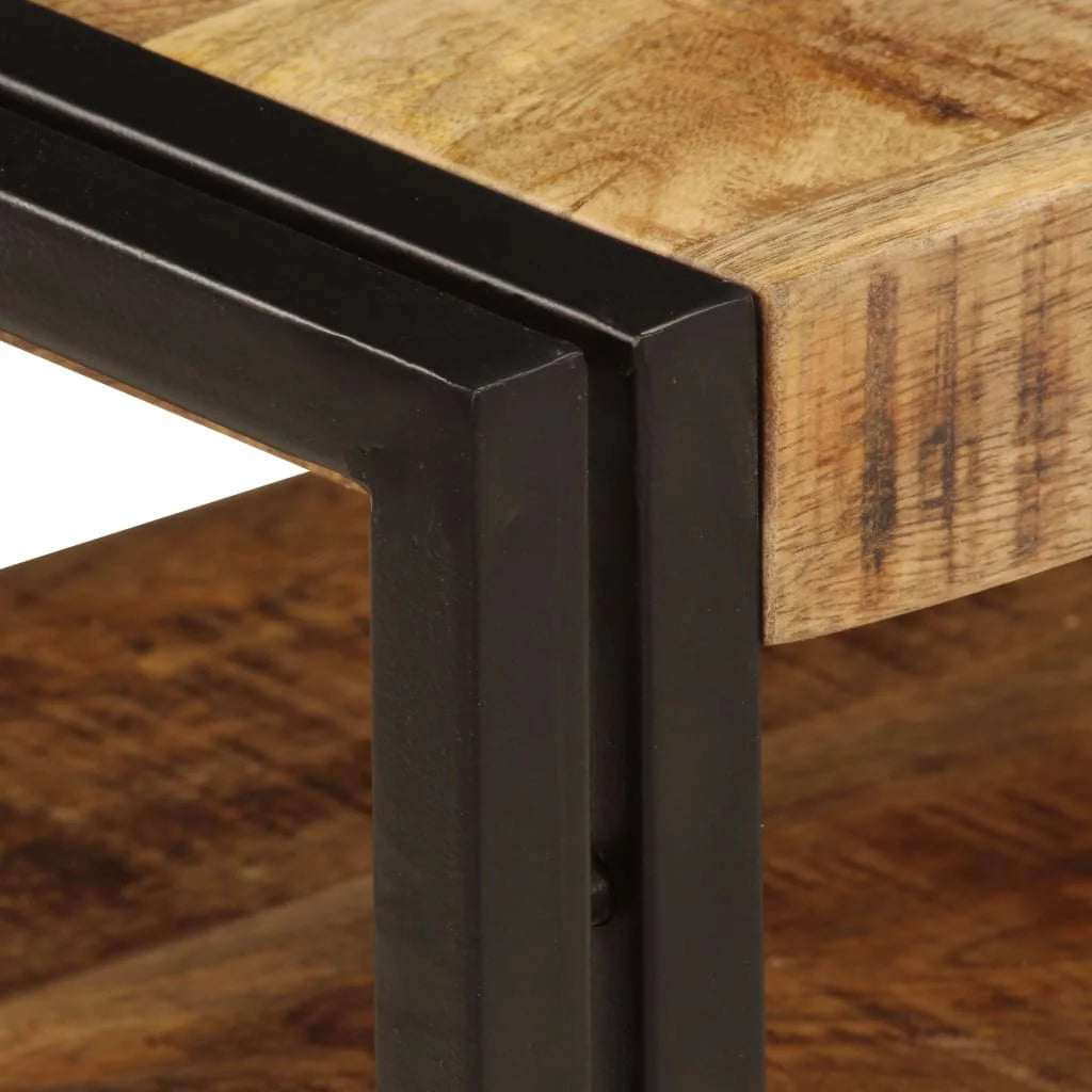 TV Cabinet with 2 Drawers Solid Mango Wood Y767805