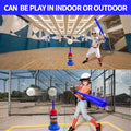 Automatic Launcher Baseball Bat Toys T-Ball Set with Baseball Bat and 3 Baseball C268349