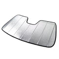 Silver and Grey Windshield Sun Shade Protector for 2018-2021 Toyota Tundra, 1 pcs Set L164