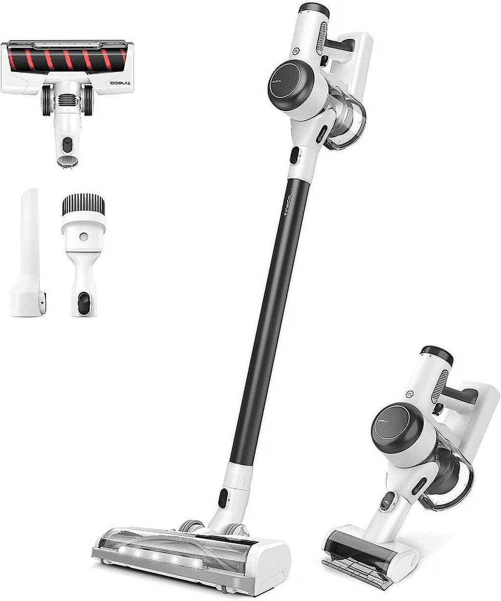 Tineco PURE ONE X Tango Smart Cordless Lightweight Stick Vacuum Cleaner with 2 Full Size Brush Heads for Hard Floors and Carpet V299837
