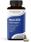 60 Capsules Melatonin GABA Chamomile Sleep Support Supplement V653