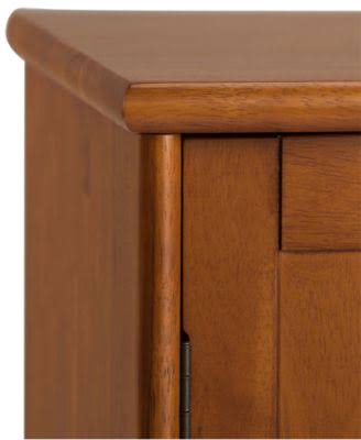 Teak Brown 2 Door Accent Cabinet K2563
