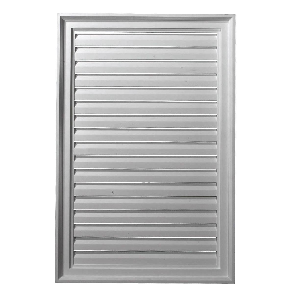 24x22W x 20x22H Vertical Urethane Gable Vent Louver Q79994