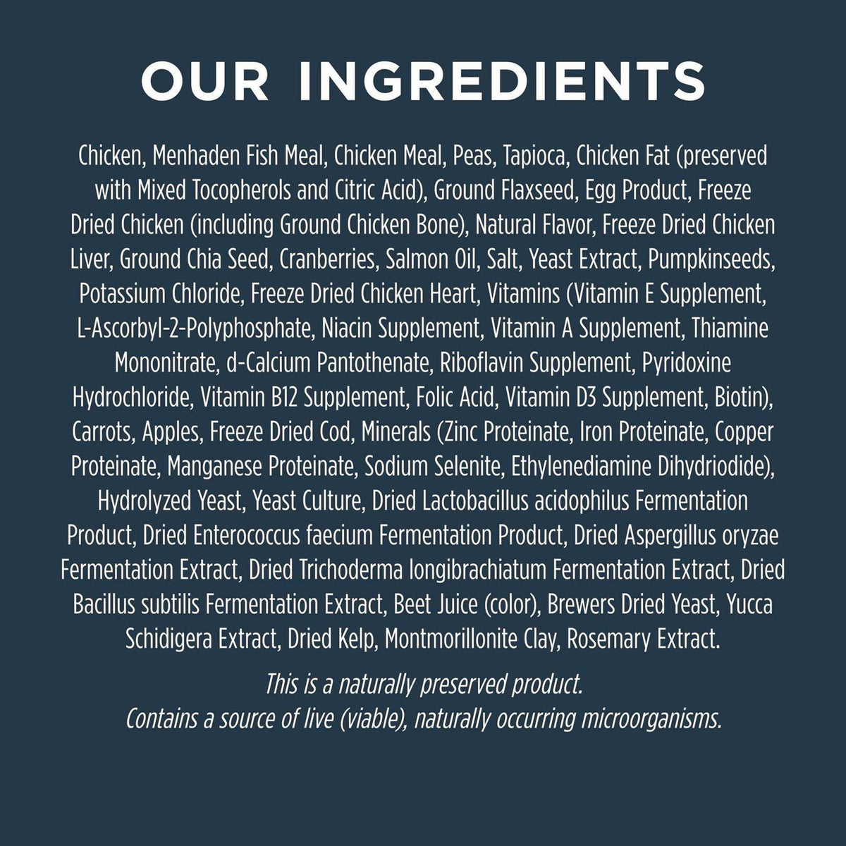 Grain Free Chicken Dry Dog Food Z797