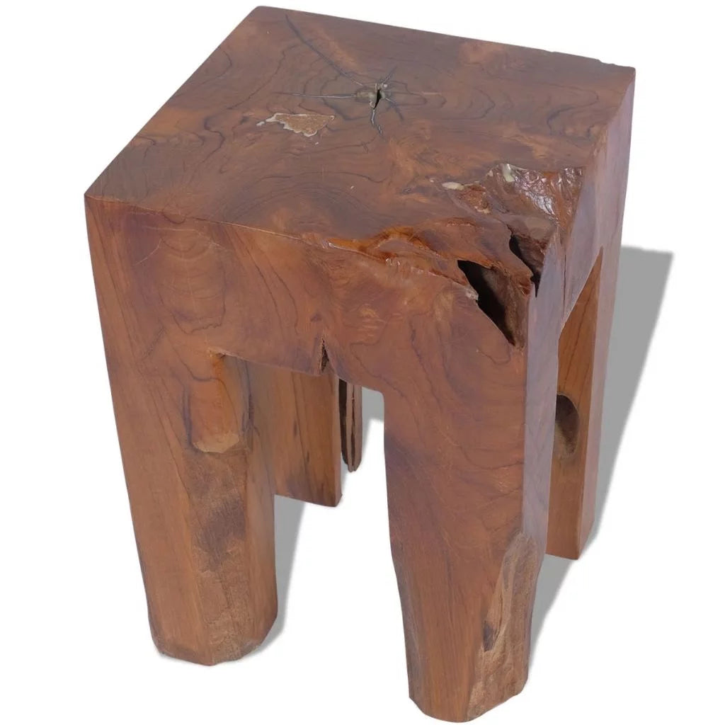 Solid Teak Wood Stool P42096