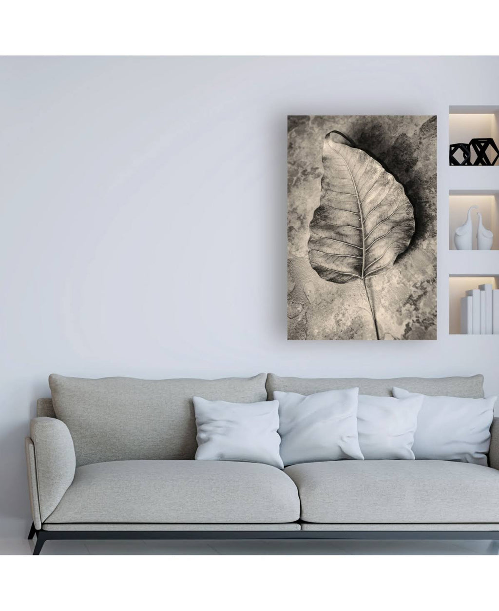 Dried Leaf Canvas Art E8837