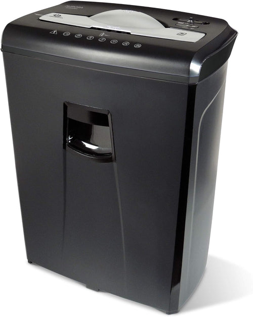 10-Sheet Micro-Cut Paper CD Credit Card Shredder with Pullout Basket W5082