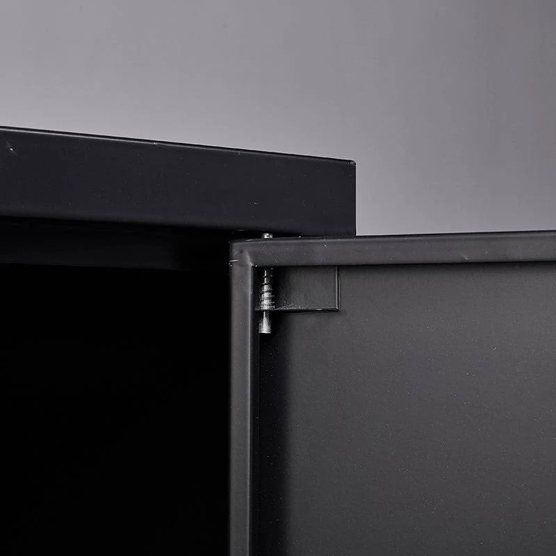 Black Steel Storage Cabinet B762