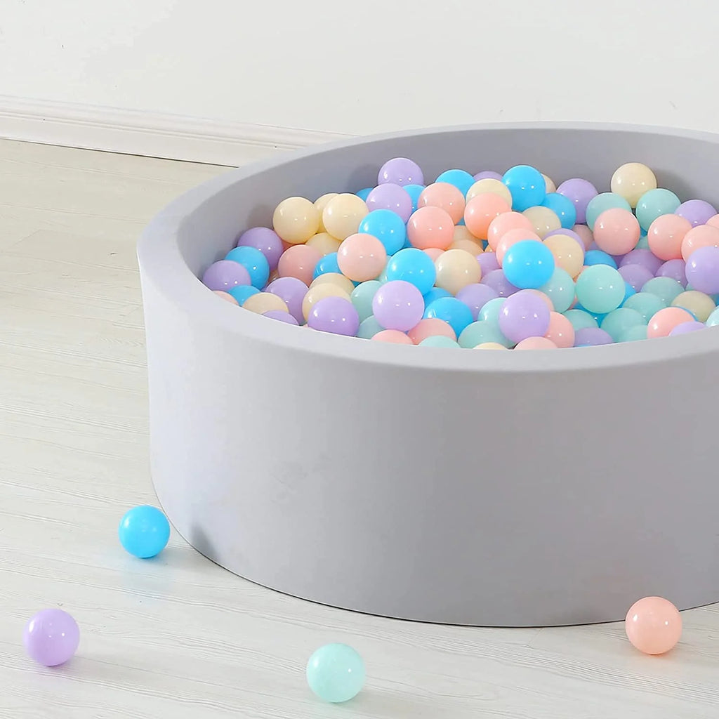 50 Soft Plastic Ball Pit Balls with Storage Bag R3654