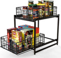 Black Under Sink Pull Out Organizer M233316