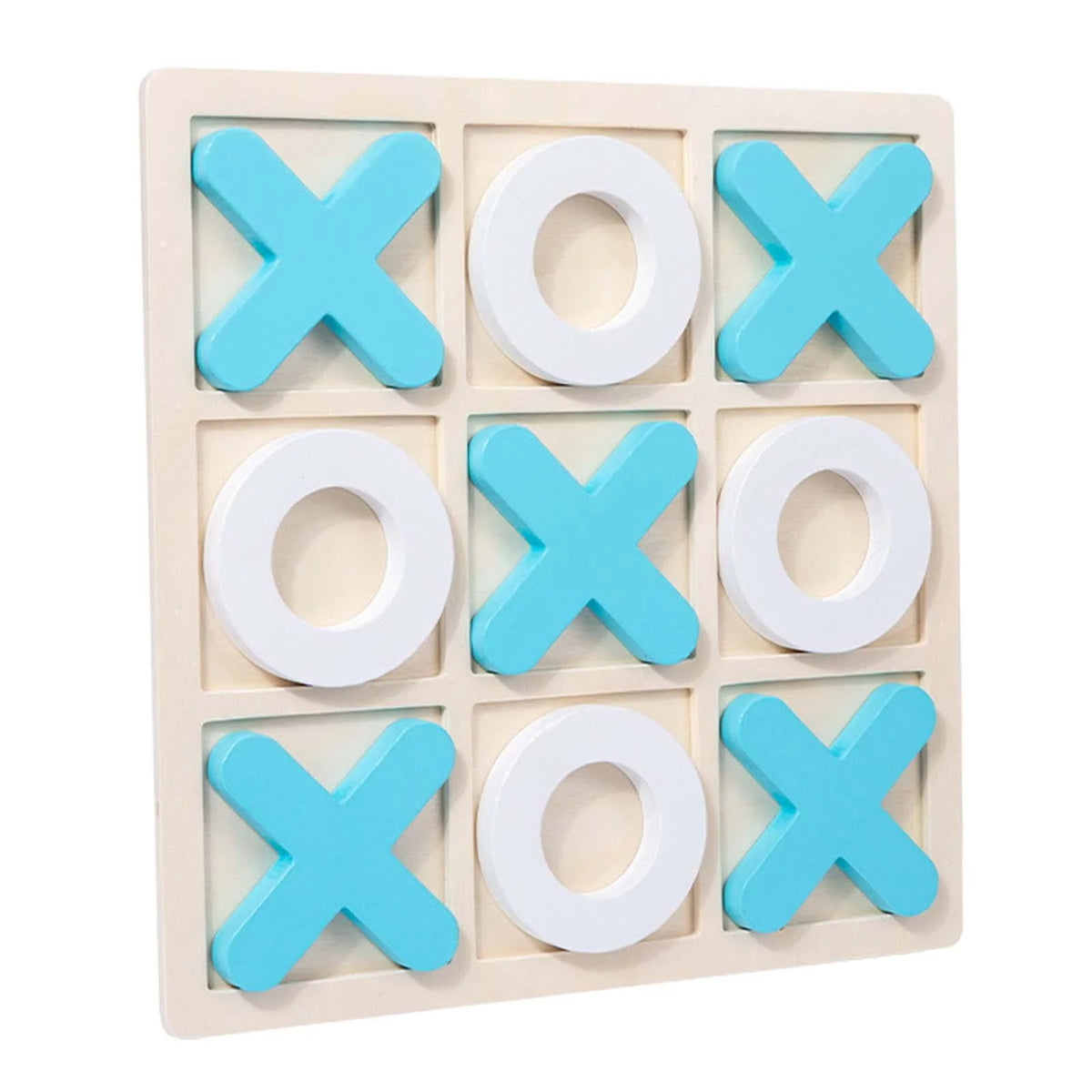 Wooden Tic Tac Toe Game 30x30x1.5cm L5786