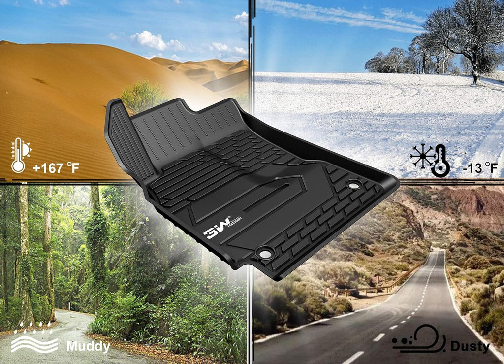 Black TPE All Weather Custom Fit Floor Liner Full Set V159145