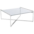 Square Glass Top Coffee Table M450
