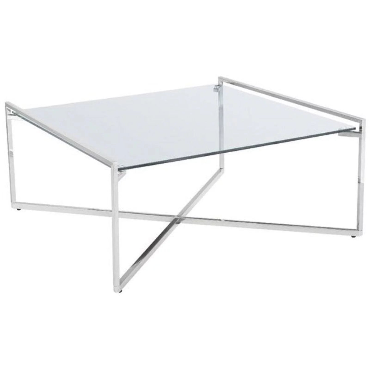 Square Glass Top Coffee Table M450