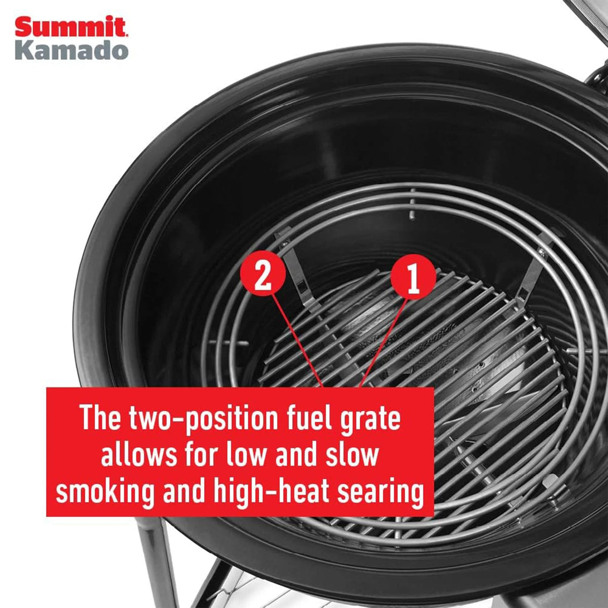 Charcoal Grill with Stainless Steel Lid, Black T36930