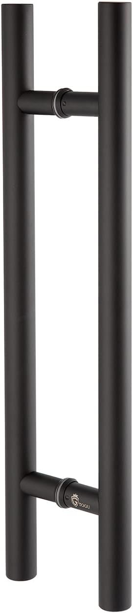 36 inches Solid Stainless Steel Push Pull Door Handle, Matte Black Finish B6738