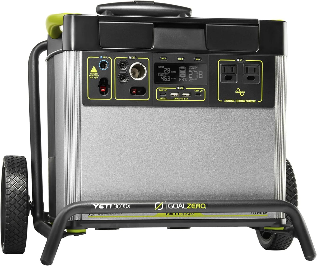 Portable Power Station 2982Wh Lithium Battery 2000 Watt T25973